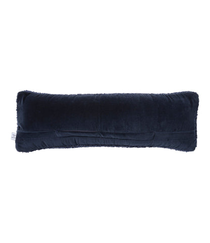 Wool Hooked Throw Pillow, Whale, 8" x 24"