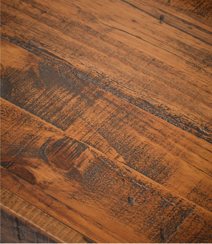 Rustic Wooden Mudroom Bench, Small