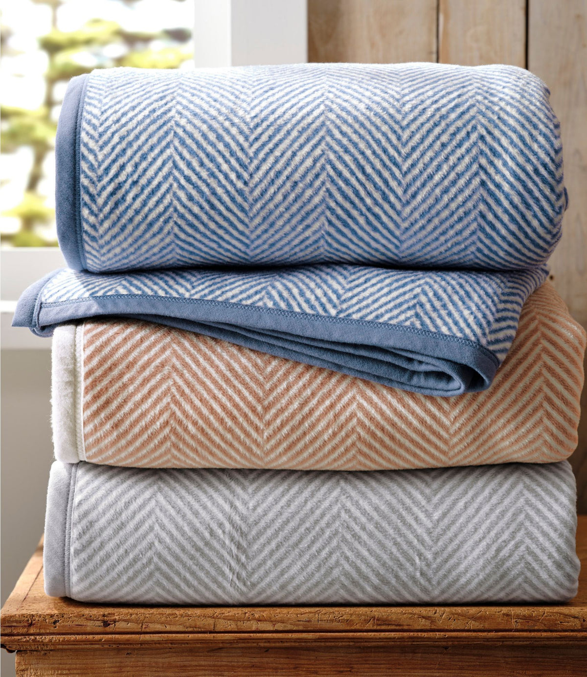 ChappyWrap Cozy Throw Blanket, Herringbone