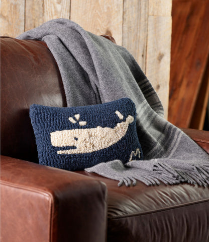 Washable Wool Throw, Striped