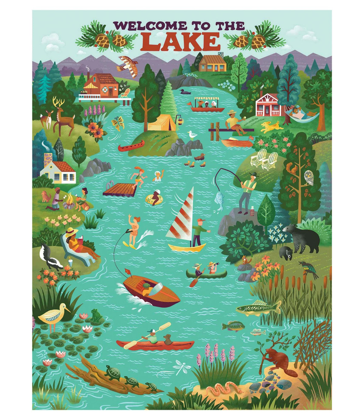 Lake Living Puzzle, 500 Pieces