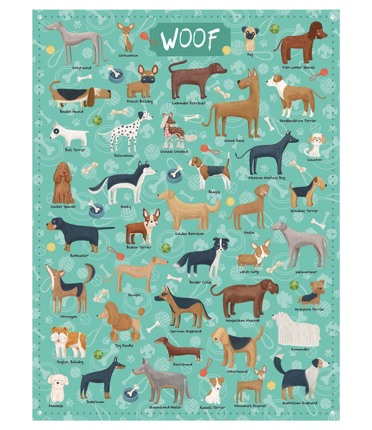 Woof Dogs Puzzle, 500 Pieces
