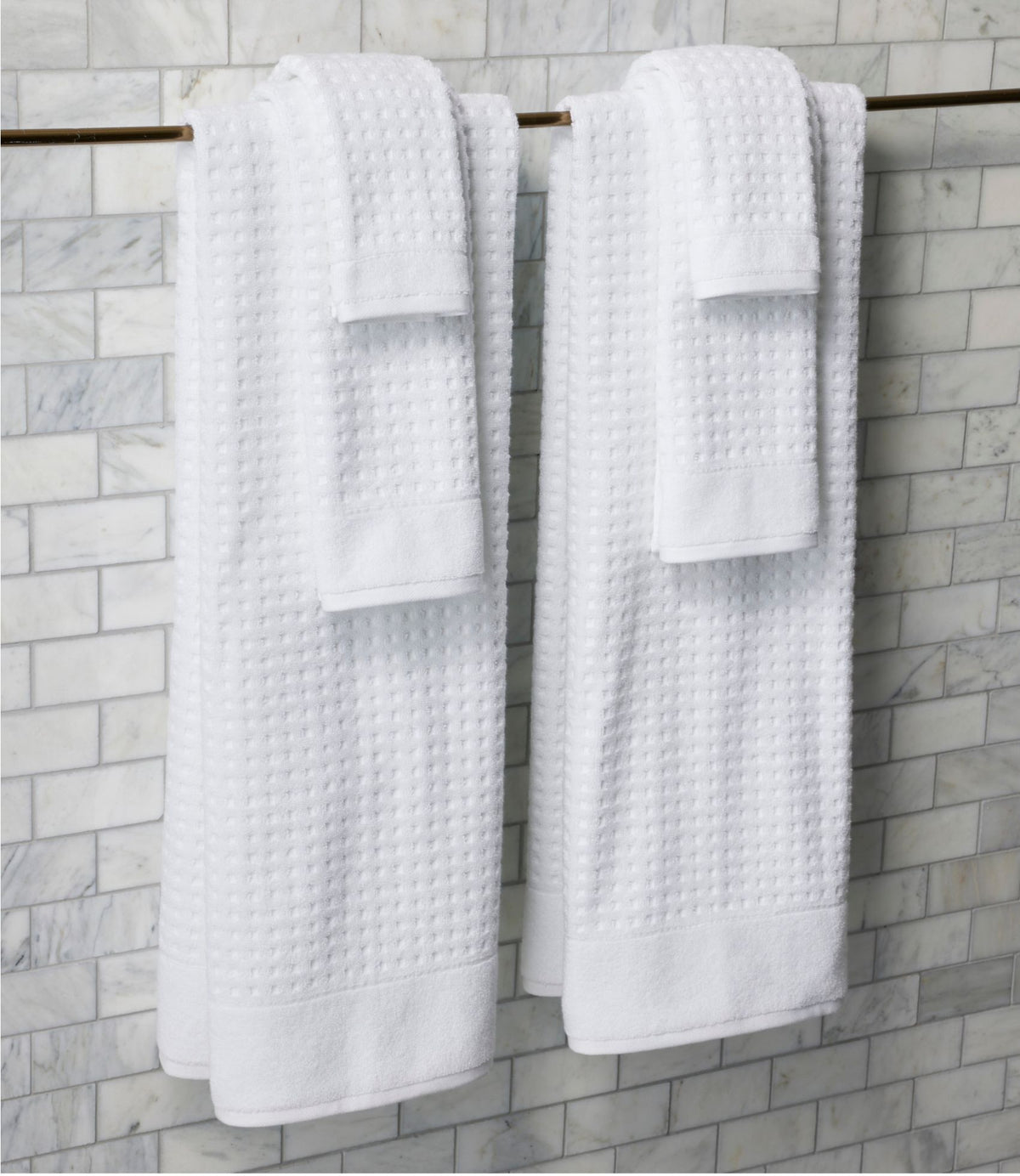 Waffle Cotton Towel Set