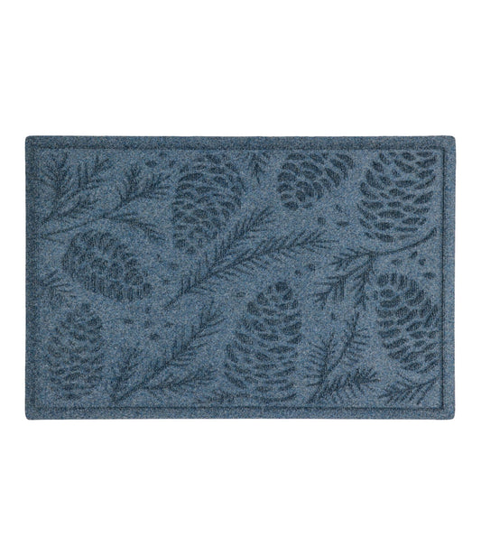 Everyspace Recycled Waterhog Doormat, Pine Cones
