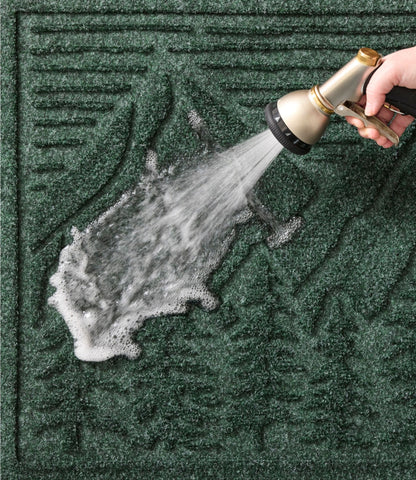 Everyspace Recycled Waterhog Wide Doormat, Treeline