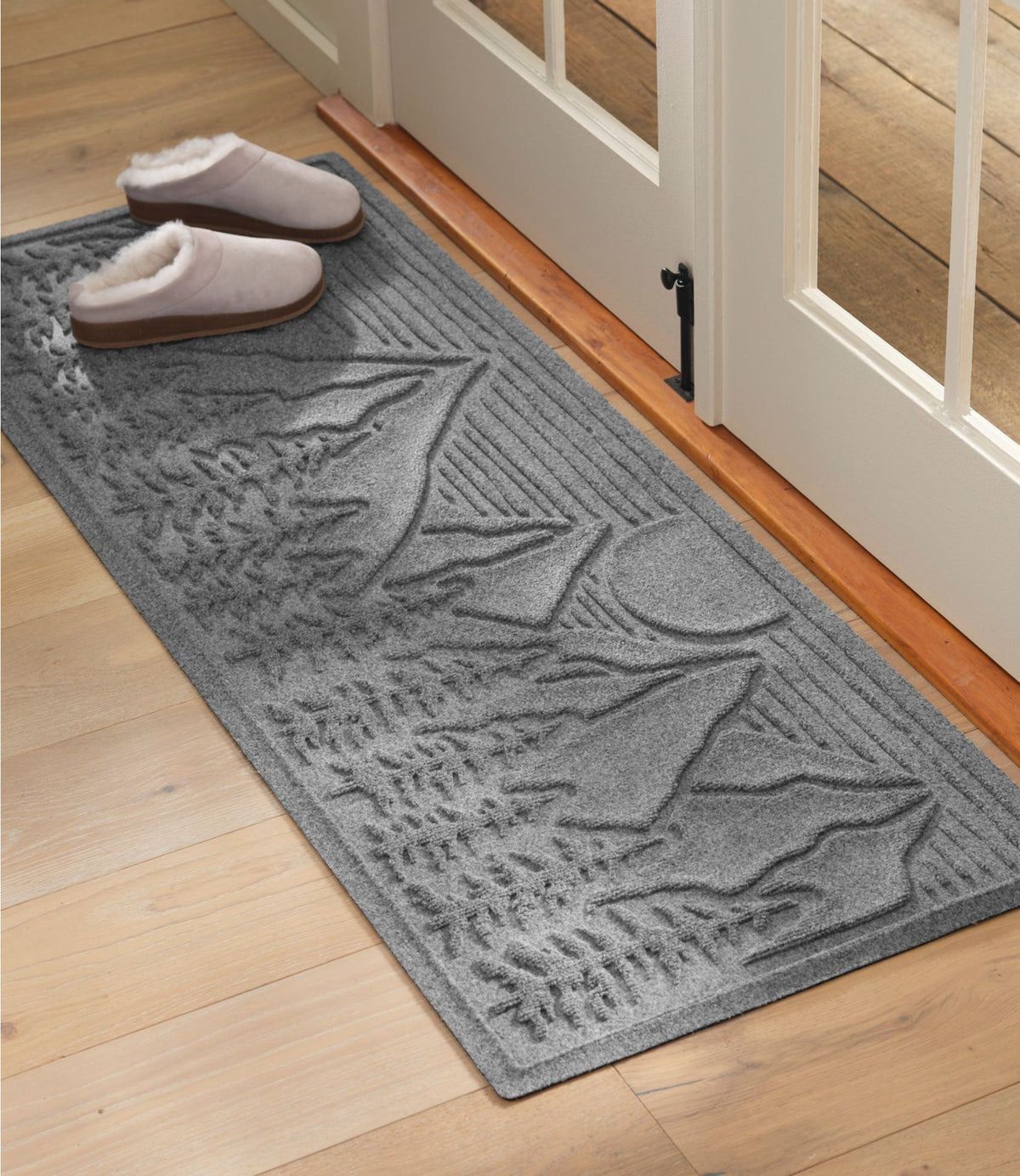 Everyspace Recycled Waterhog Wide Doormat, Treeline