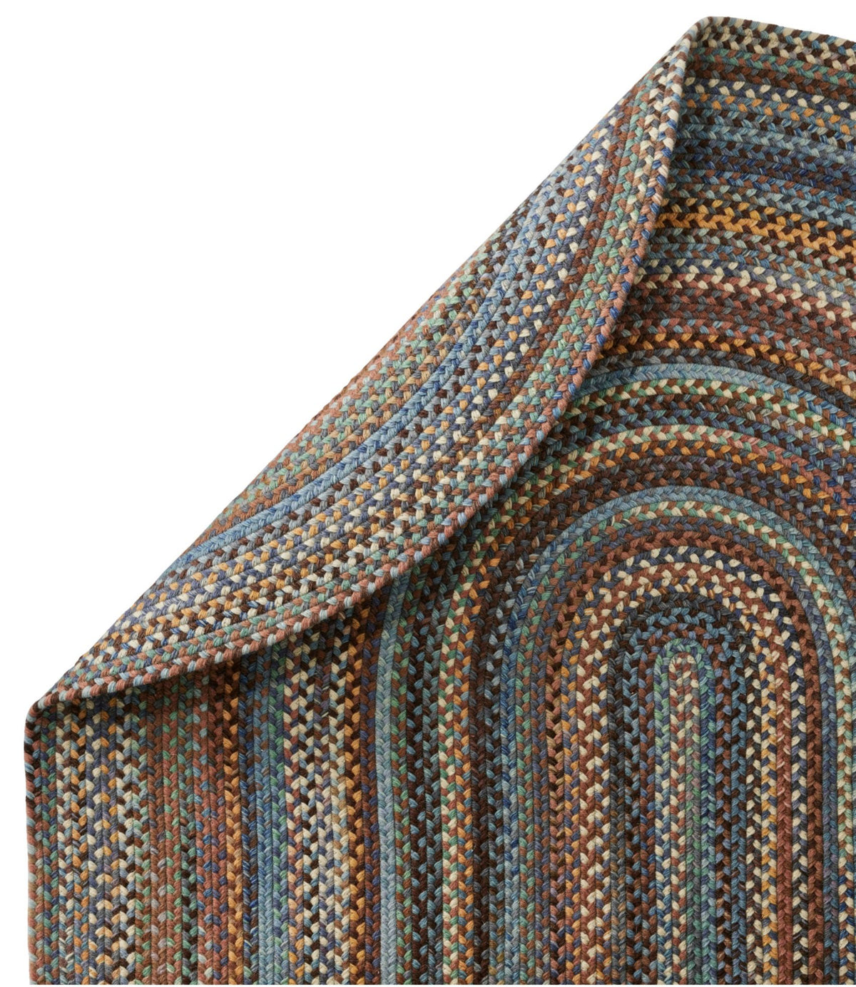 L.L.Bean Braided Wool Rug, Oval