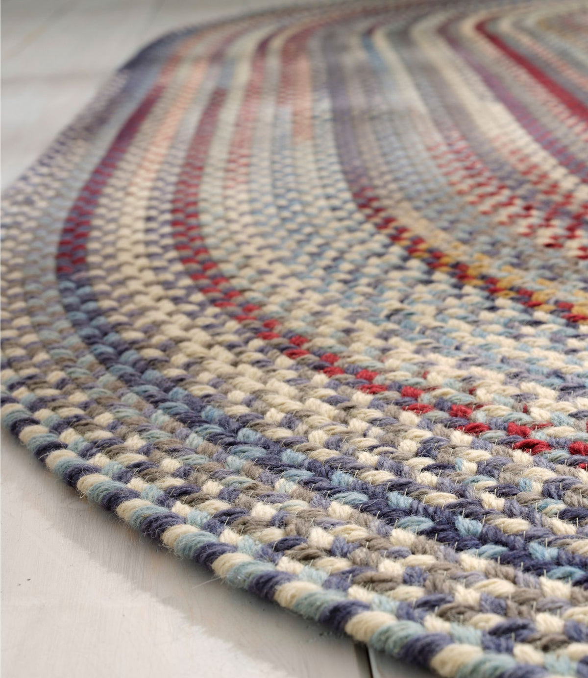 L.L.Bean Braided Wool Rug, Oval
