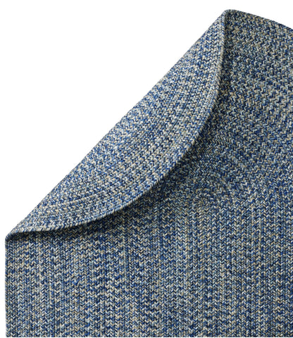 All-Weather Braided Rug, Concentric Pattern Oval