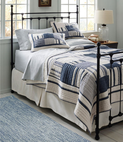 All-Weather Braided Rug, Concentric Pattern Rectangular