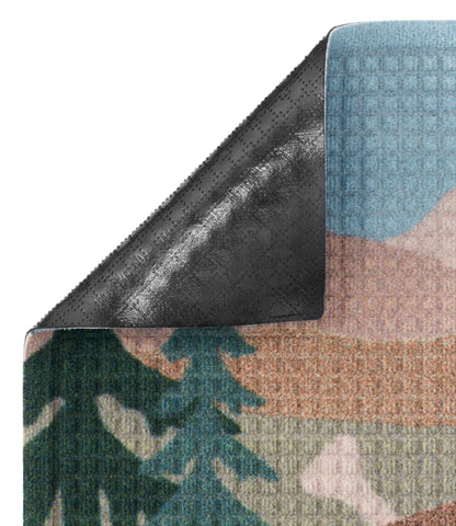 Printed Recycled Waterhog Doormat, Row Boat