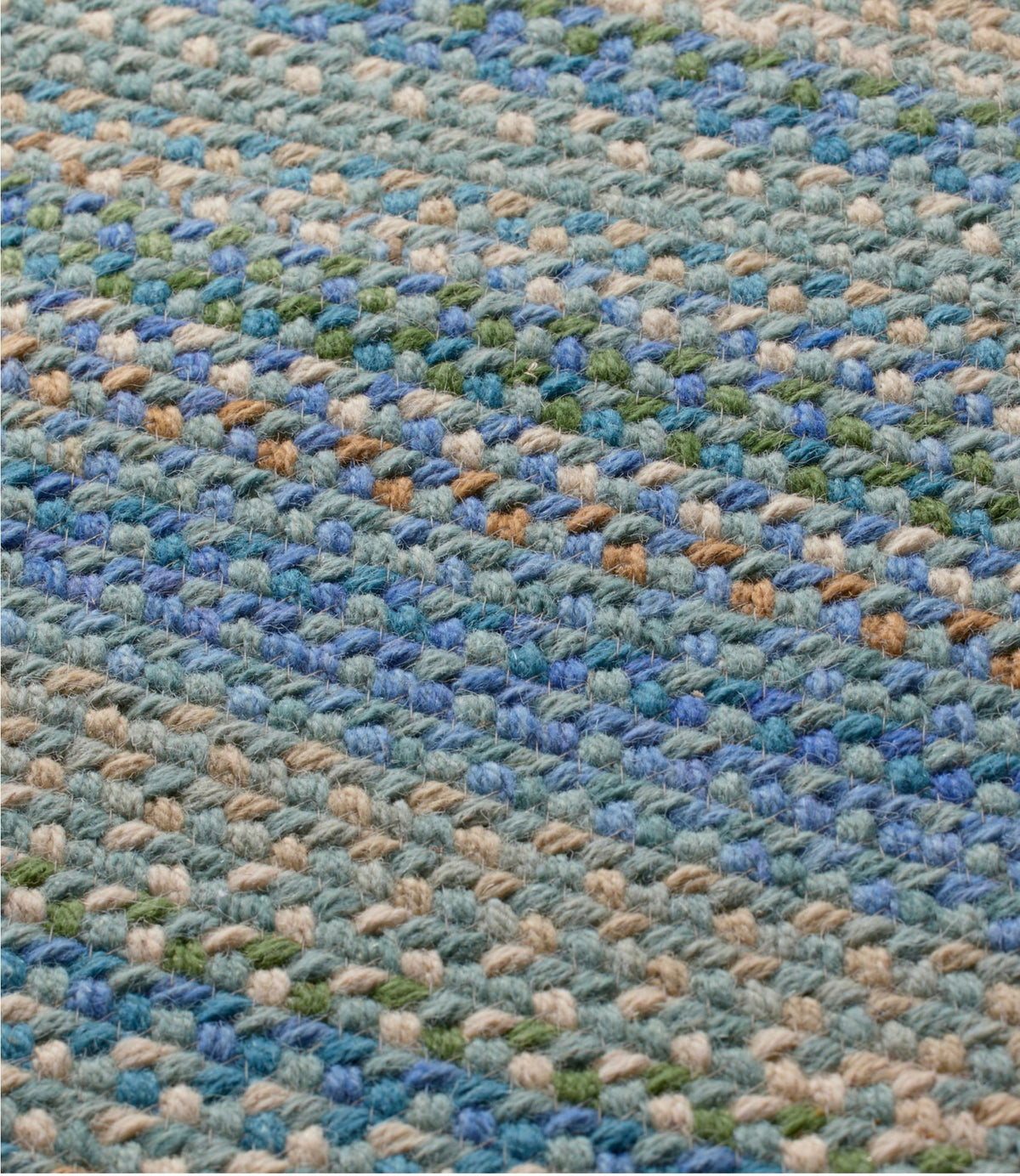 L.L.Bean Braided Wool Rug, Horizontal Braid