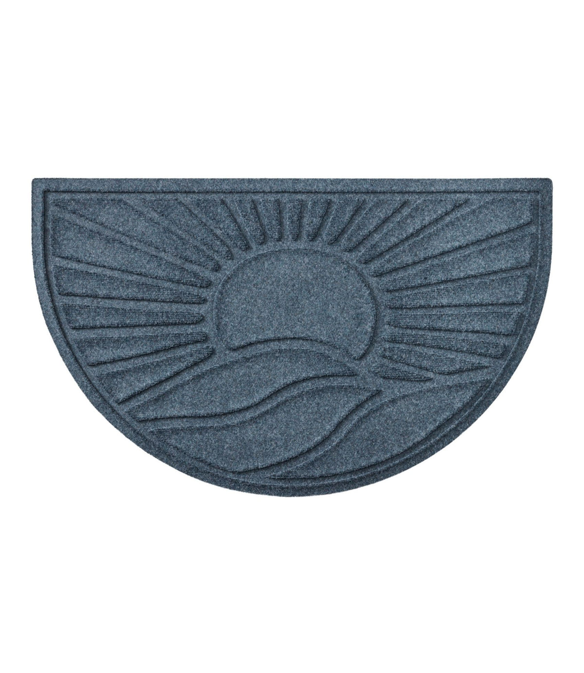 Everyspace Recycled Waterhog Doormat, Half Round, Sunrise