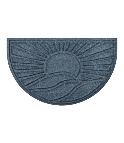 Everyspace Recycled Waterhog Doormat, Half Round, Sunrise