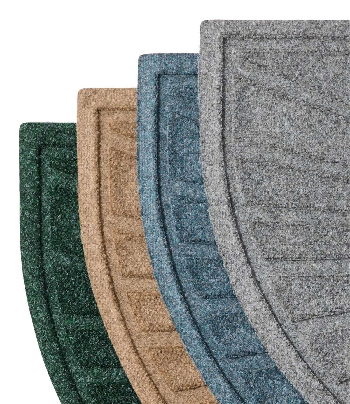 Everyspace Recycled Waterhog Doormat, Half Round, Sunrise