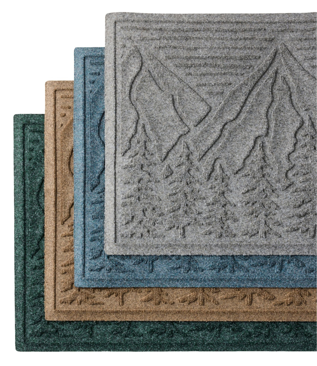 Everyspace Recycled Waterhog Doormat, Treeline