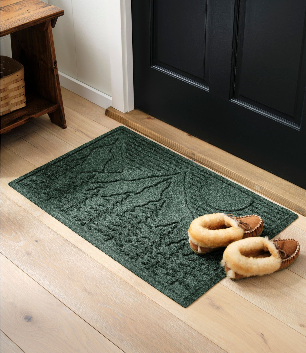 Everyspace Recycled Waterhog Doormat, Treeline