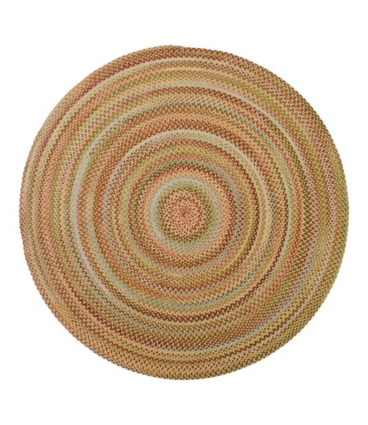 L.L.Bean Braided Wool Rug, 6' Diam.