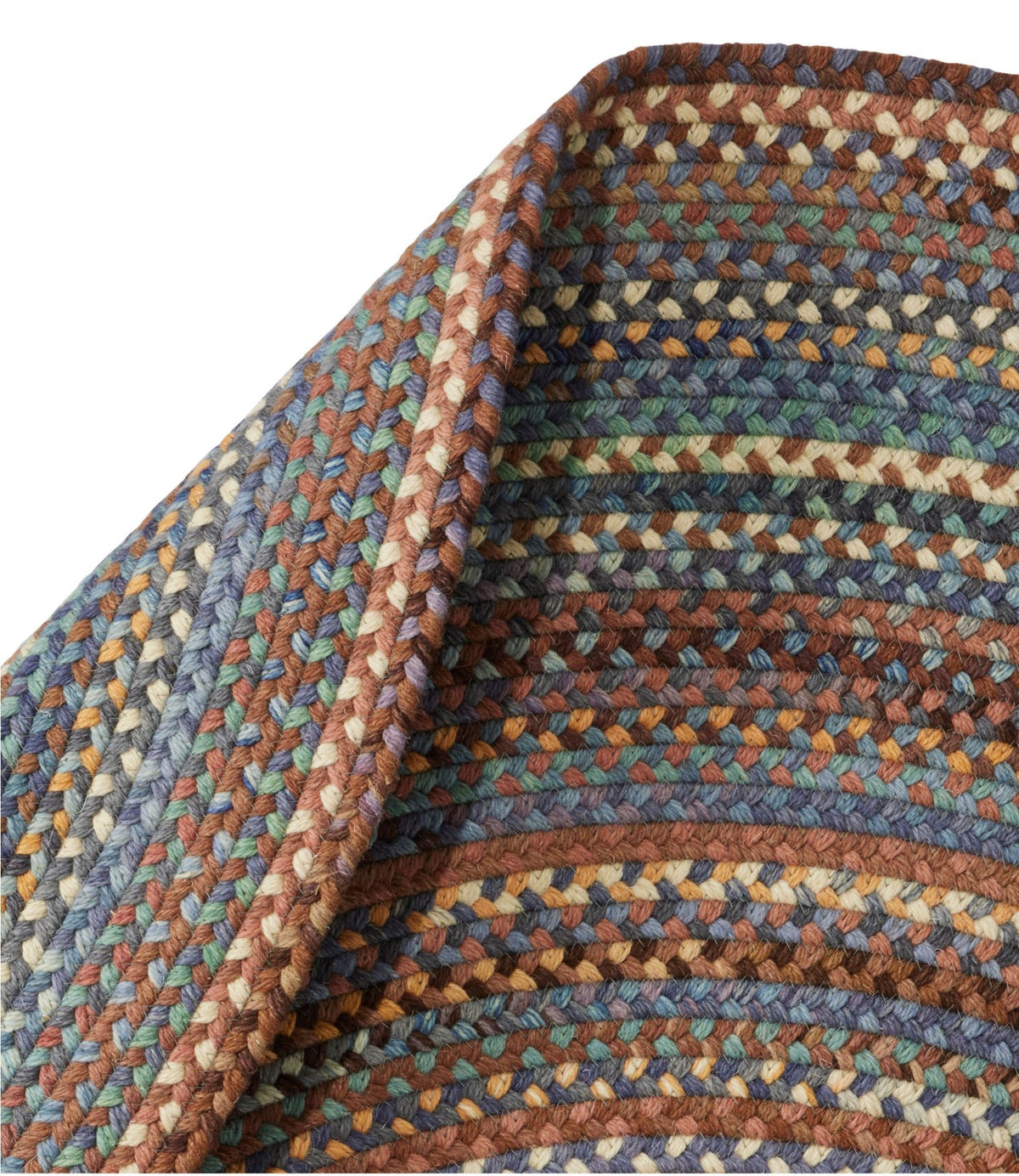 L.L.Bean Braided Wool Rug, 6' Diam.