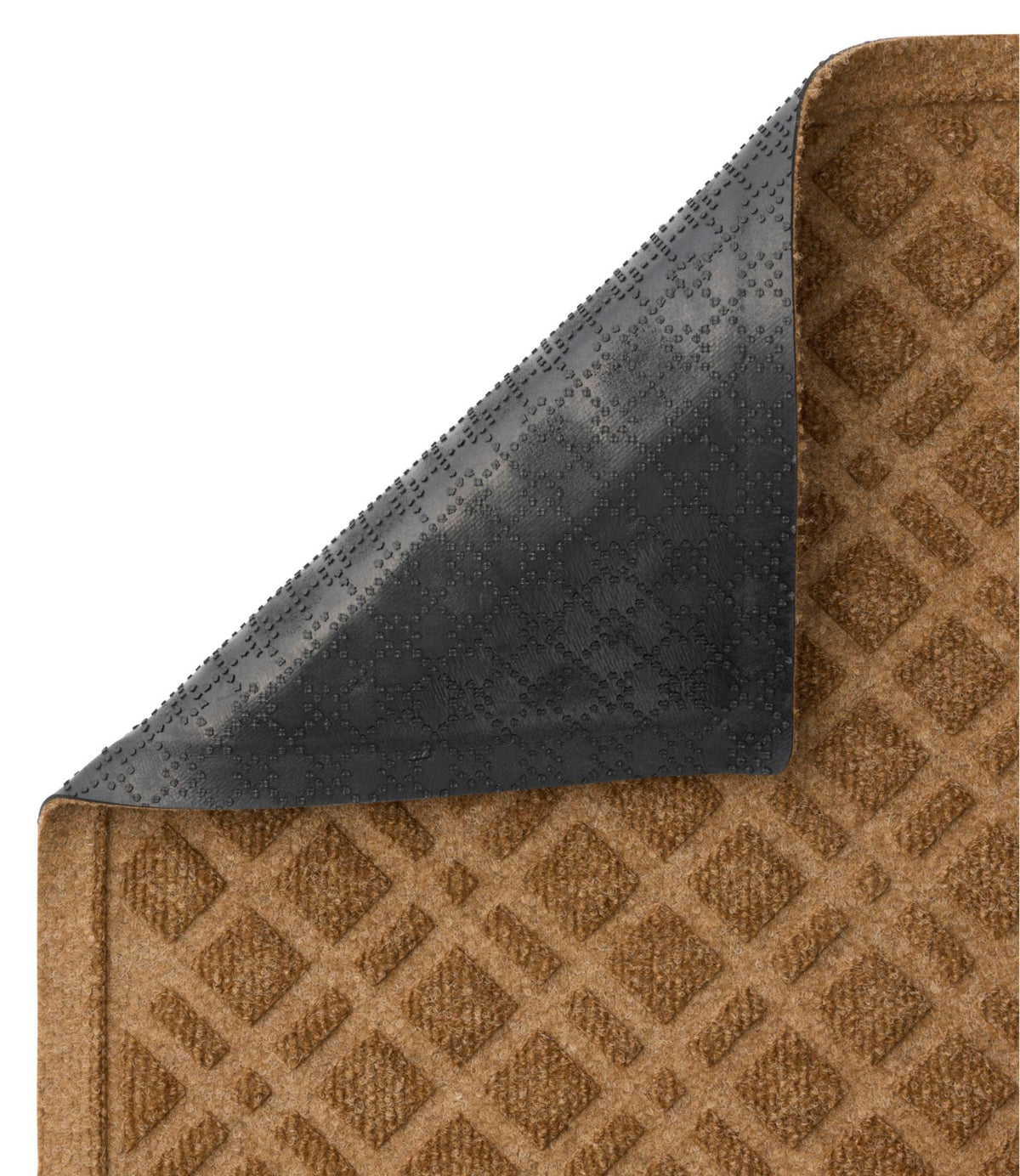 Heavyweight Recycled Waterhog Mat, Runner, Plaid