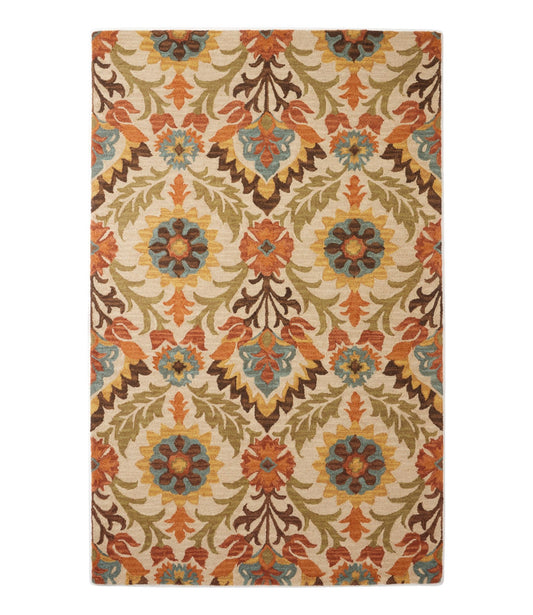 Woodland Wool Hooked Rug