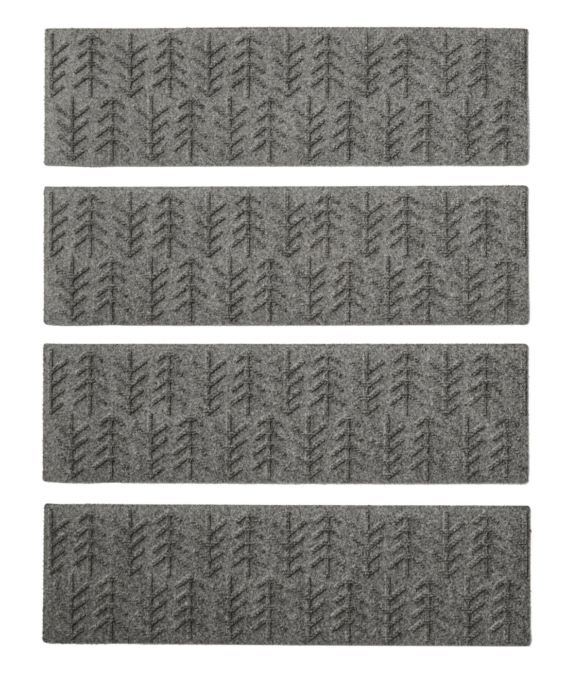 Everyspace Recycled Waterhog Mat, Stair Treads, Set of Four, Trees
