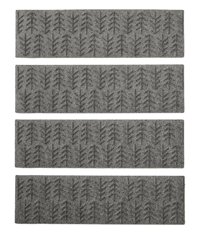 Everyspace Recycled Waterhog Mat, Stair Treads, Set of Four, Trees