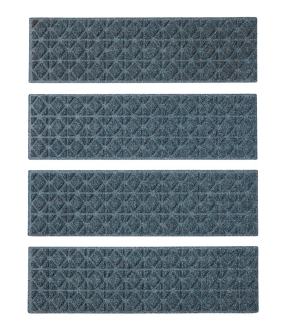 Everyspace Recycled Waterhog Mat, Stair Treads, Set of Four, Tiles