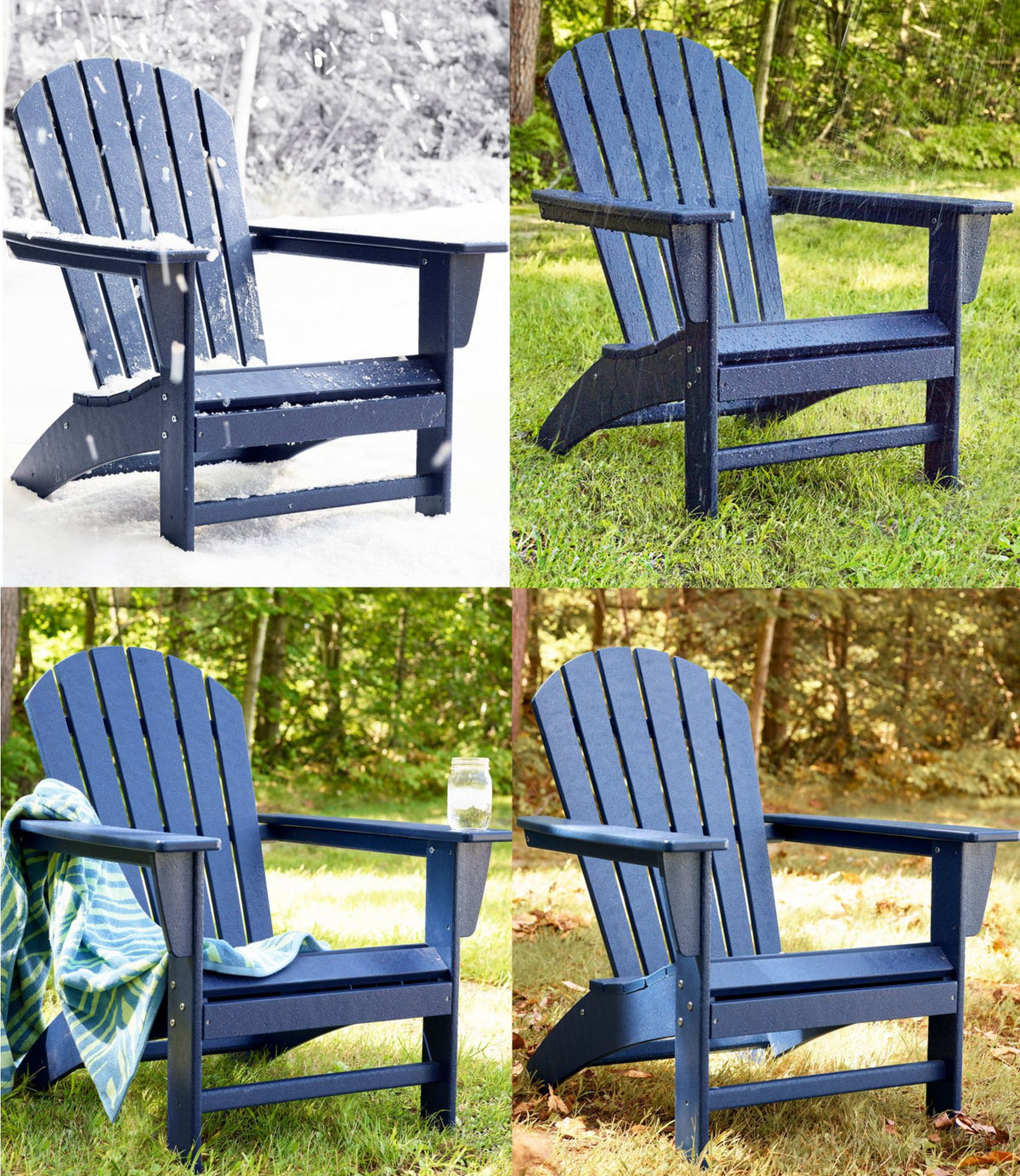 All-Weather Waterfall Adirondack Chair