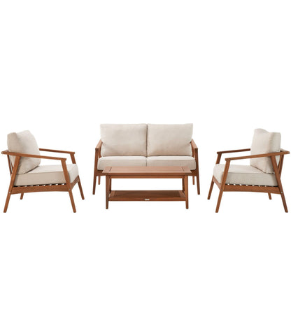 Eucalyptus 4-Piece Patio Set