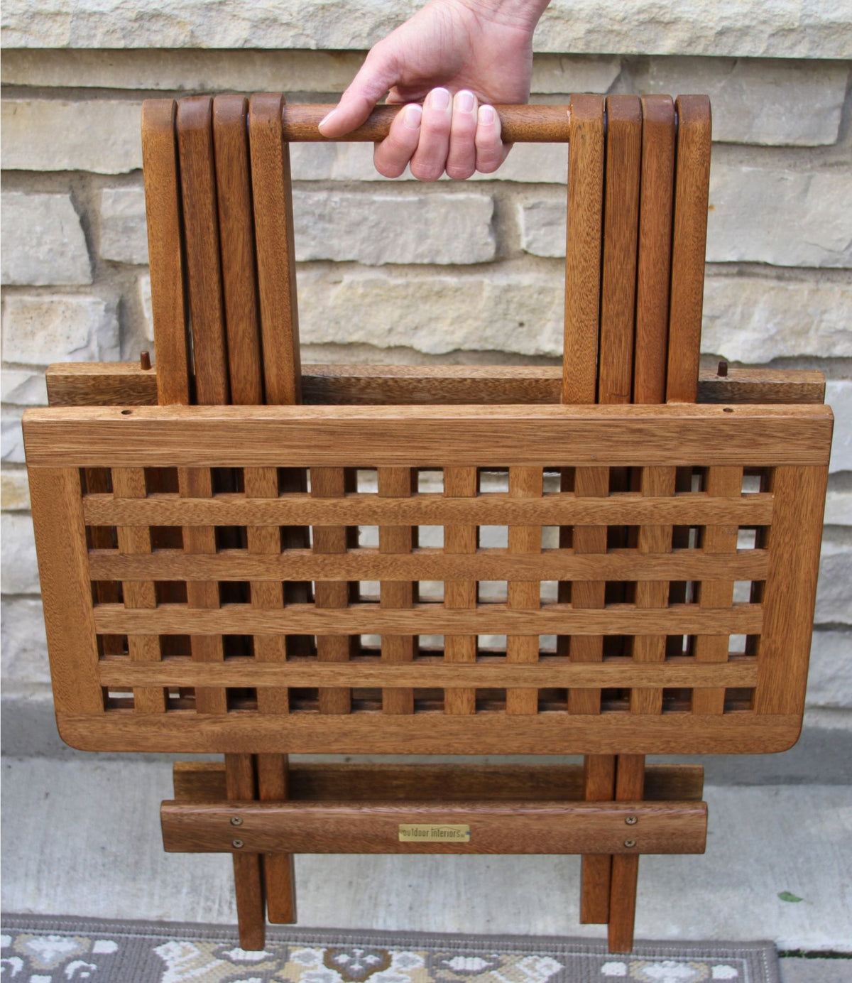 Eucalyptus Folding Side Table