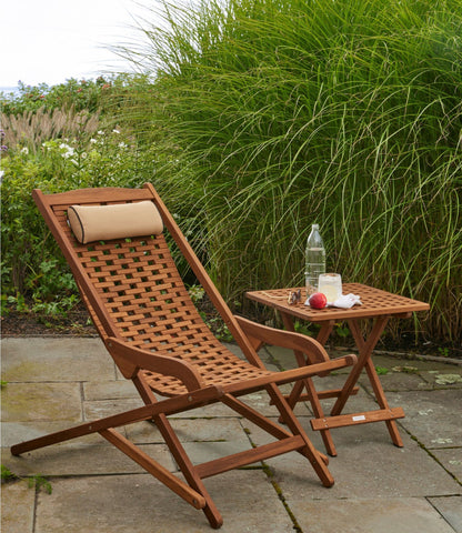 Eucalyptus Folding Side Table