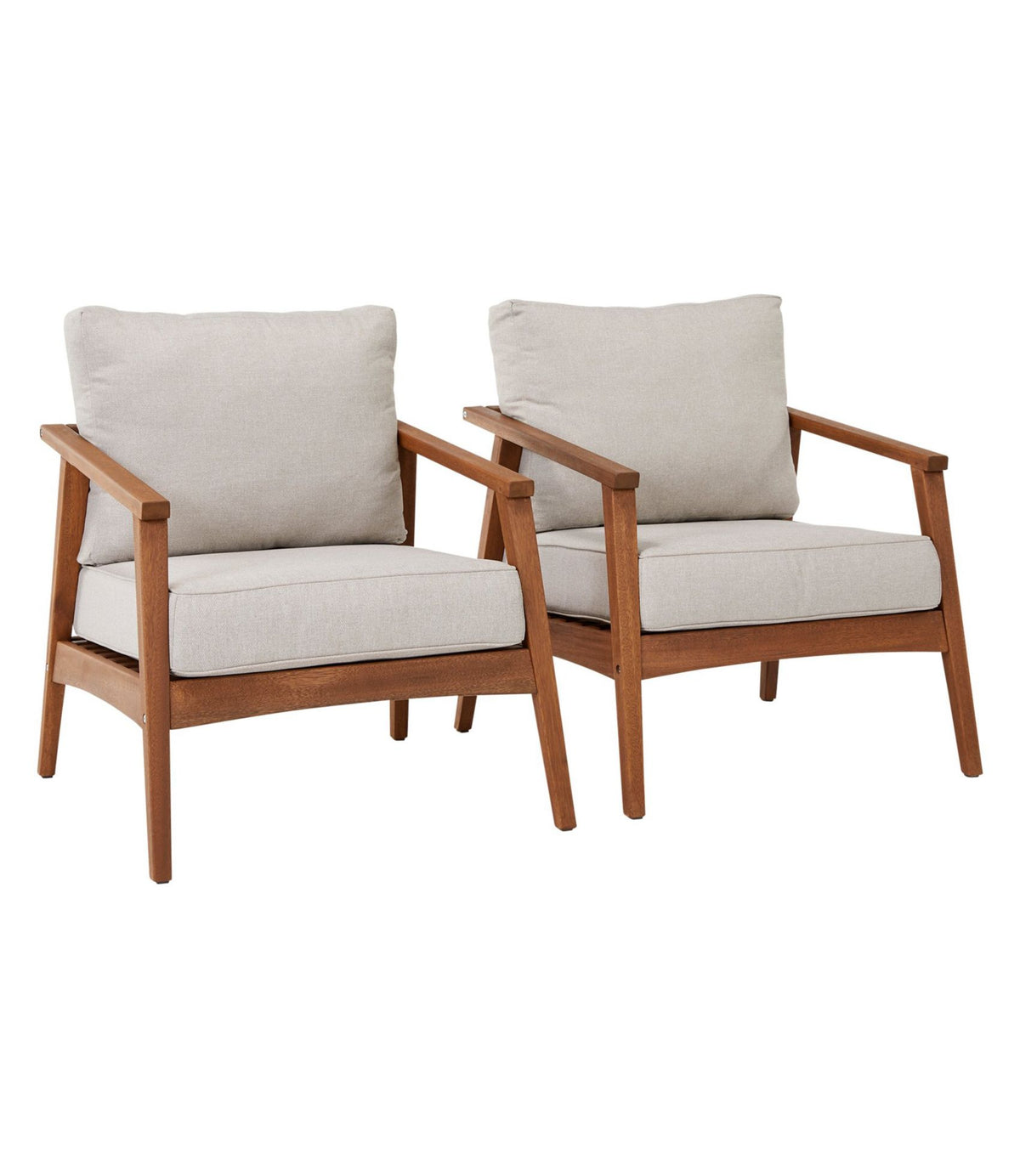 Eucalyptus Patio Chair, Set of Two