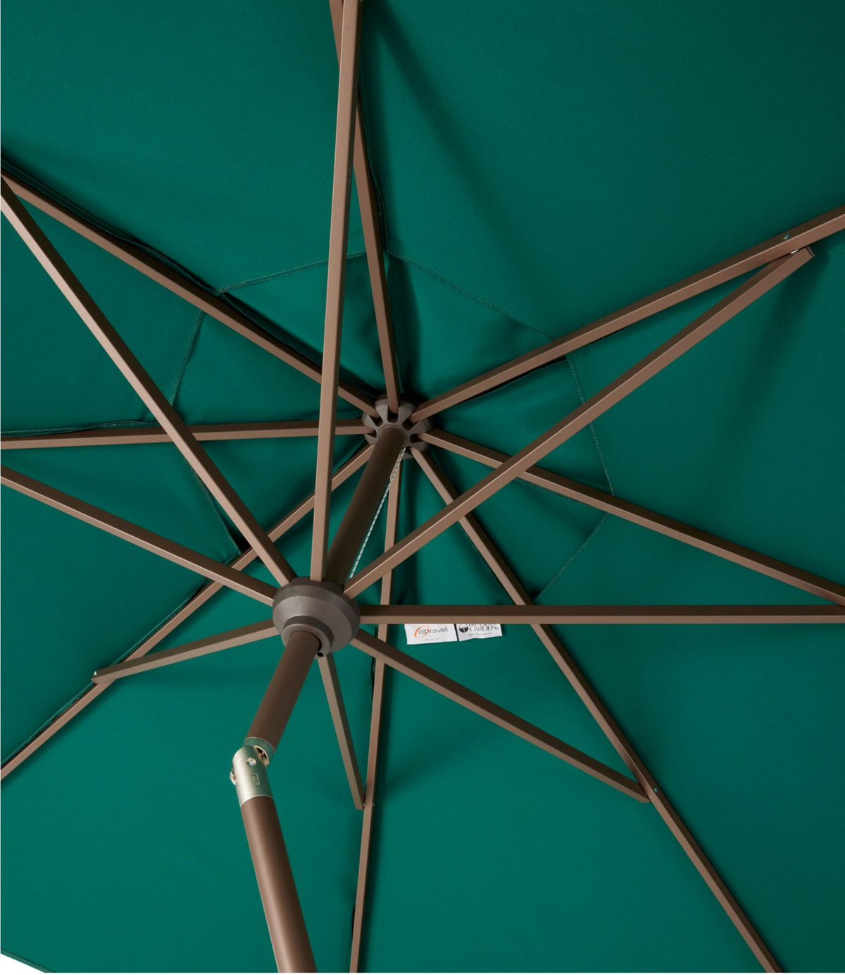 Weather-Resistant 9' Market Umbrella, Push Button