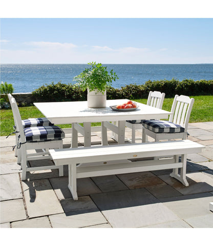 All-Weather Farmhouse Table, Square, 8-Person