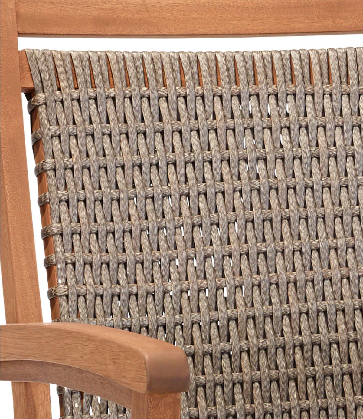 Wicker Eucalyptus Dining Chair