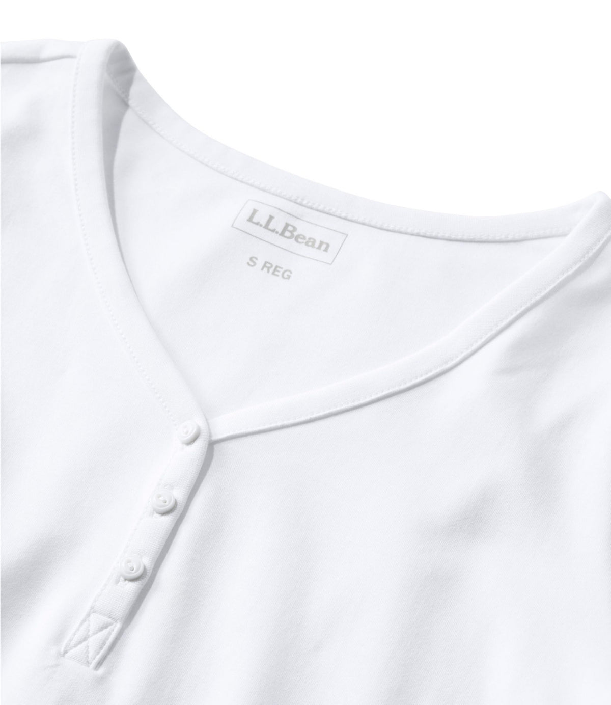 Women's L.L.Bean V-Neck Henley, Long-Sleeve
