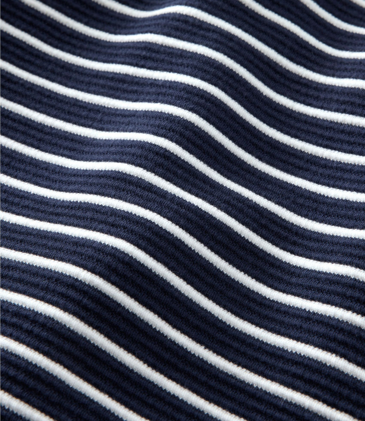 Women's Lakewashed Double-Knit Quarter-Snap, Stripe