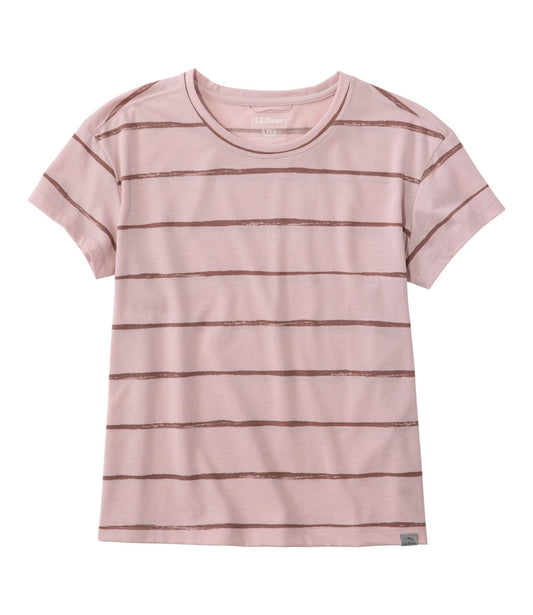 Women's Mountainside Crewneck Tee, Short-Sleeve Stripe