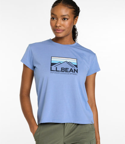 Women's Mountainside Crewneck Tee, Short-Sleeve Graphic