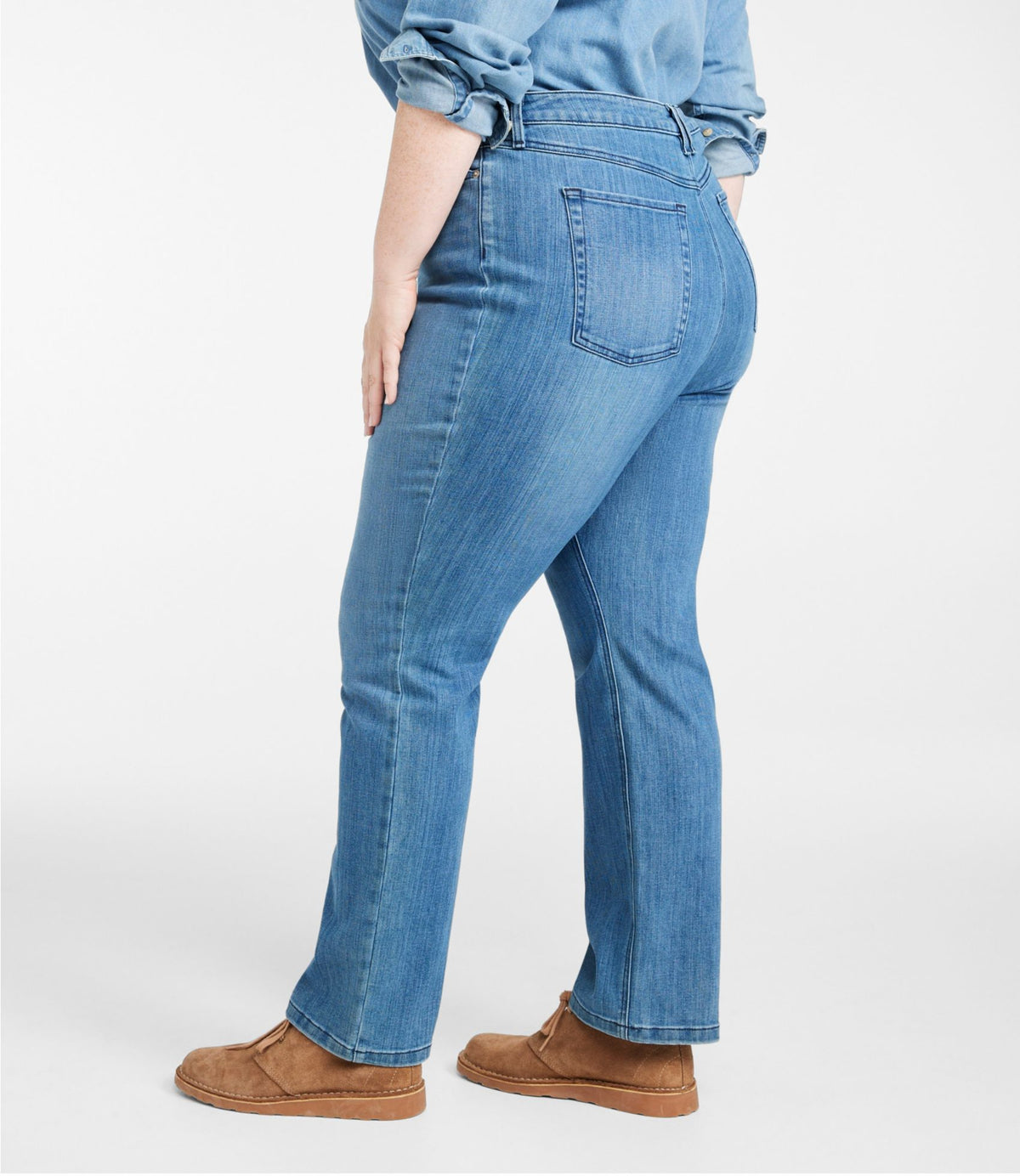 Women's BeanFlex® Jeans, Mid-Rise Straight-Leg