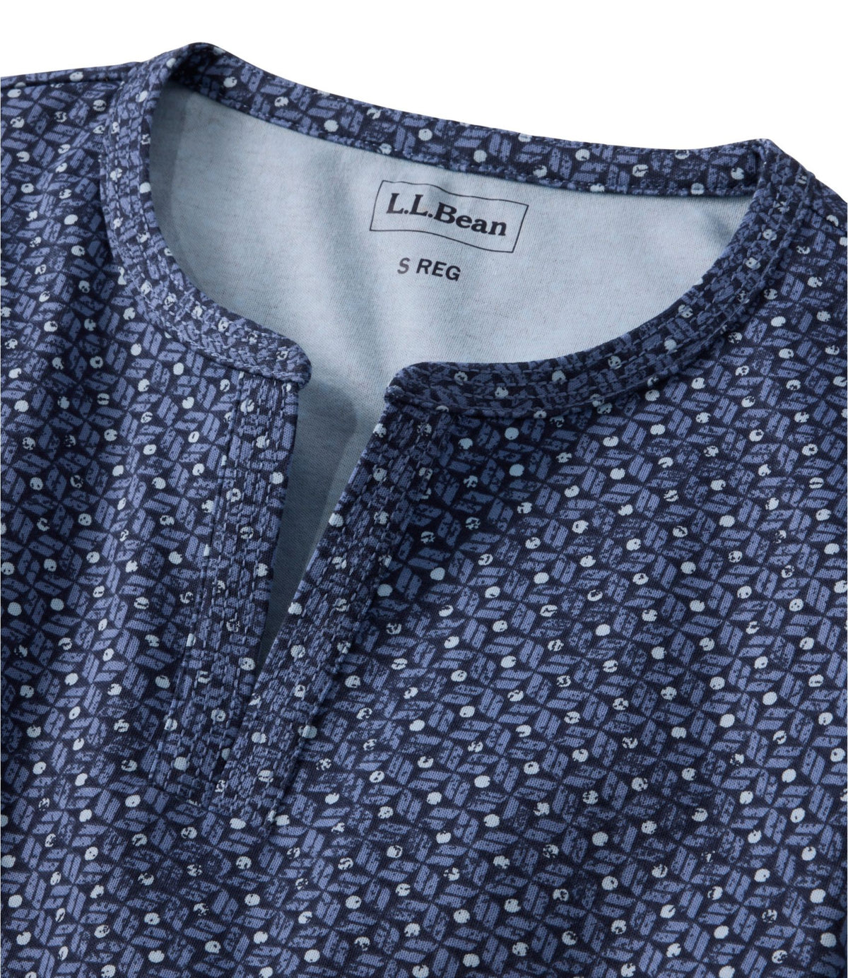 Women's L.L.Bean Tee, Three-Quarter-Sleeve Splitneck Tunic Print
