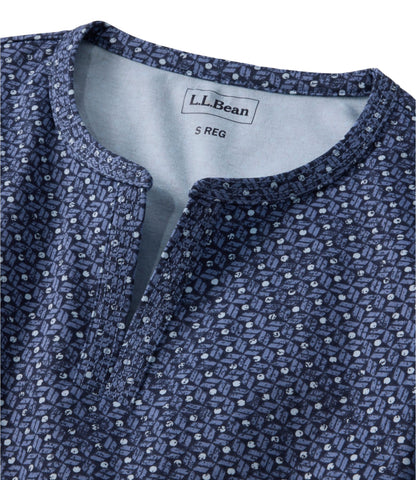 Women's L.L.Bean Tee, Three-Quarter-Sleeve Splitneck Tunic Print