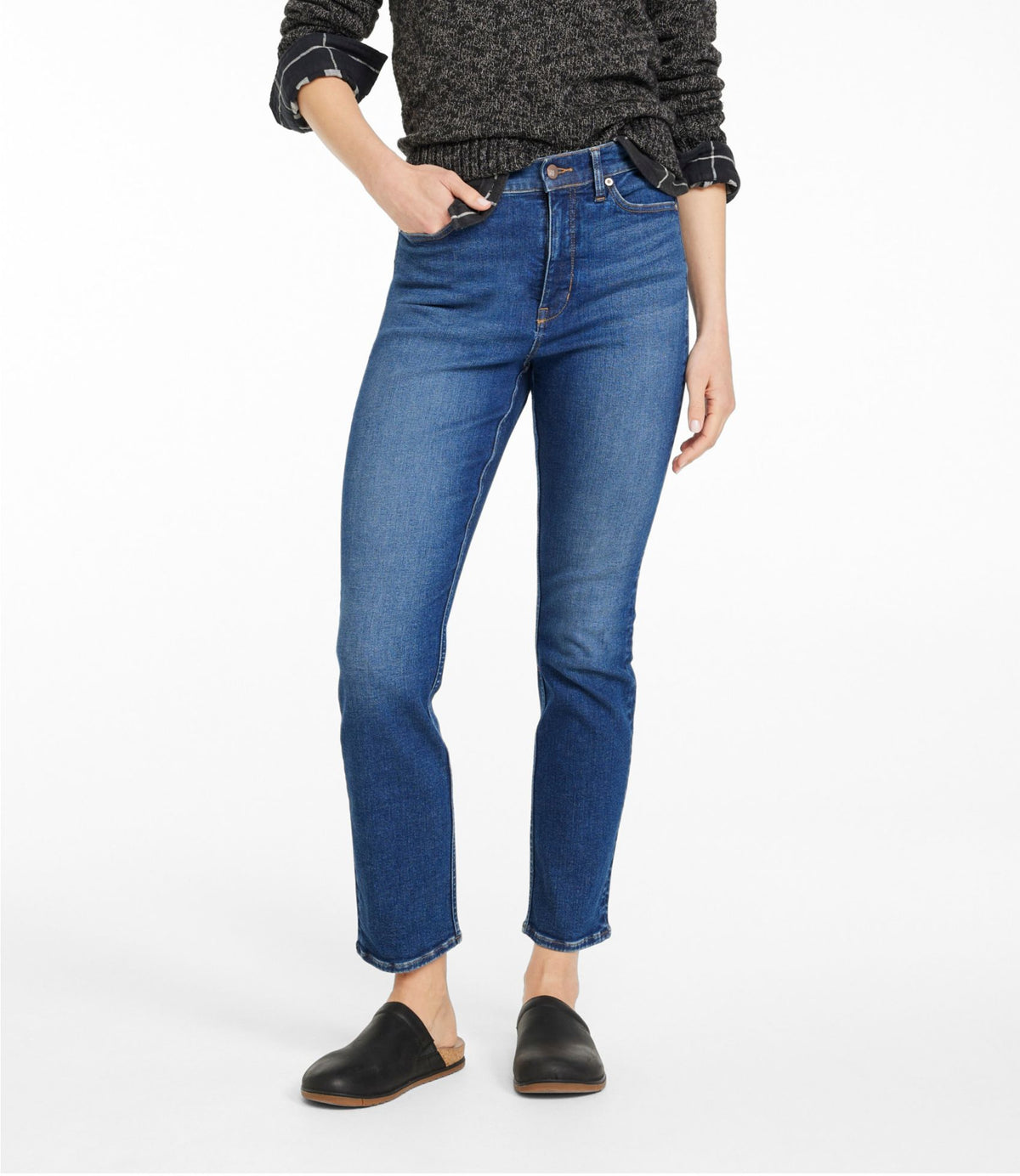 Women's Signature Super Stretch Jeans, High-Rise Skinny-Leg Ankle