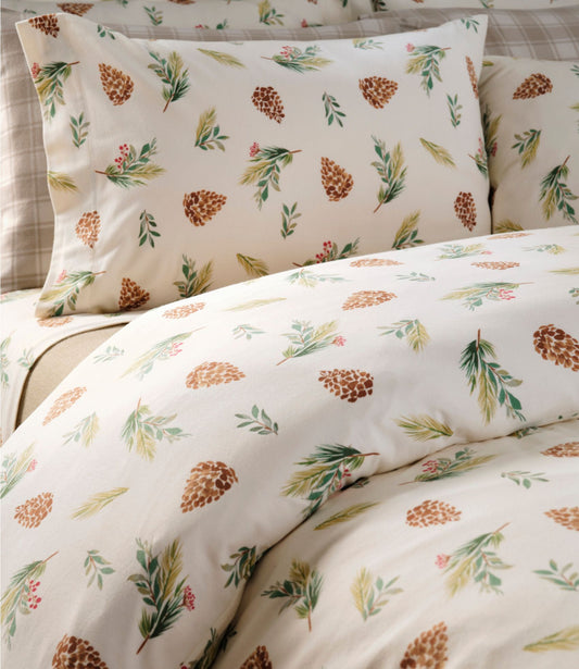 Evergreen Flannel Comforter Cover Collection