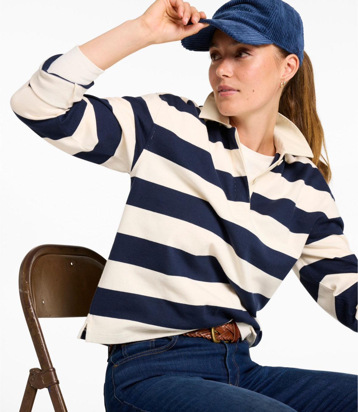 Women's Mountain Classic Rugby, Long-Sleeve Stripe