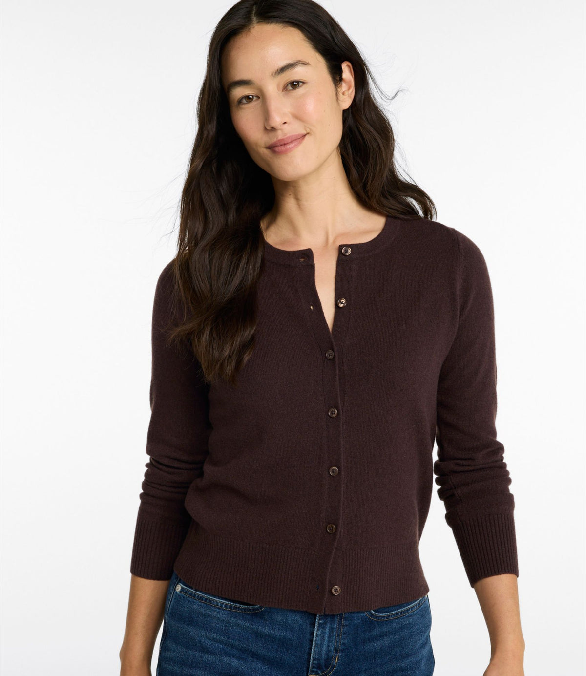 Women's Classic Cashmere Sweater, Button-Front Cardigan