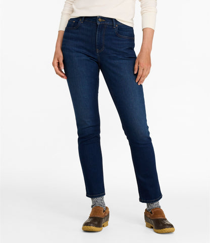 Women's L.L. Bean Go-Anywhere Jeans, High-Rise Slim-Leg Ankle