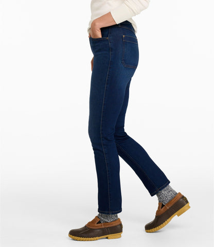 Women's L.L. Bean Go-Anywhere Jeans, High-Rise Slim-Leg Ankle