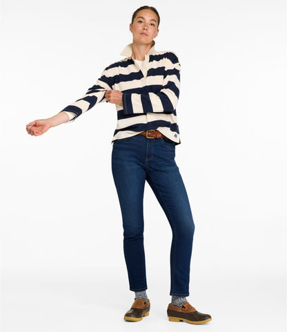 Women's L.L. Bean Go-Anywhere Jeans, High-Rise Slim-Leg Ankle